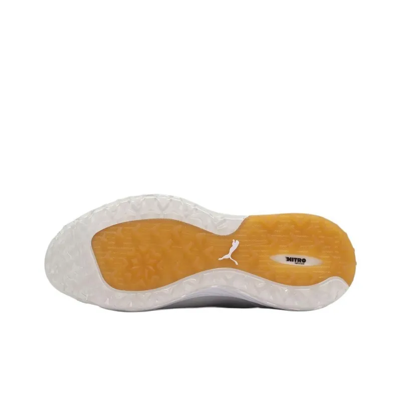 PUMA Alphacat Nitro Anti Slip Wear Resistant Low Top Golf Shoes Men's White-5