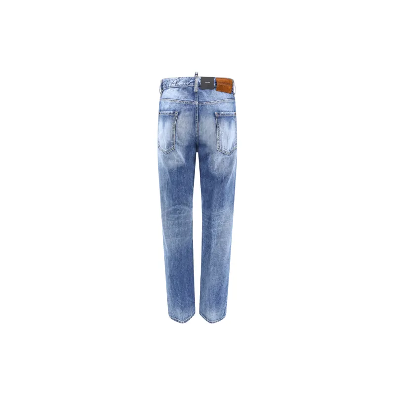 DSQUARED 2 Washed Straight Leg Jeans-1