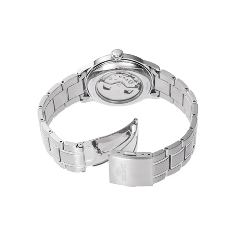 ORIENT Automatic/Manual Mechanical Movement Metal Strap Watch 38.4mm Unisex Green Dial-3