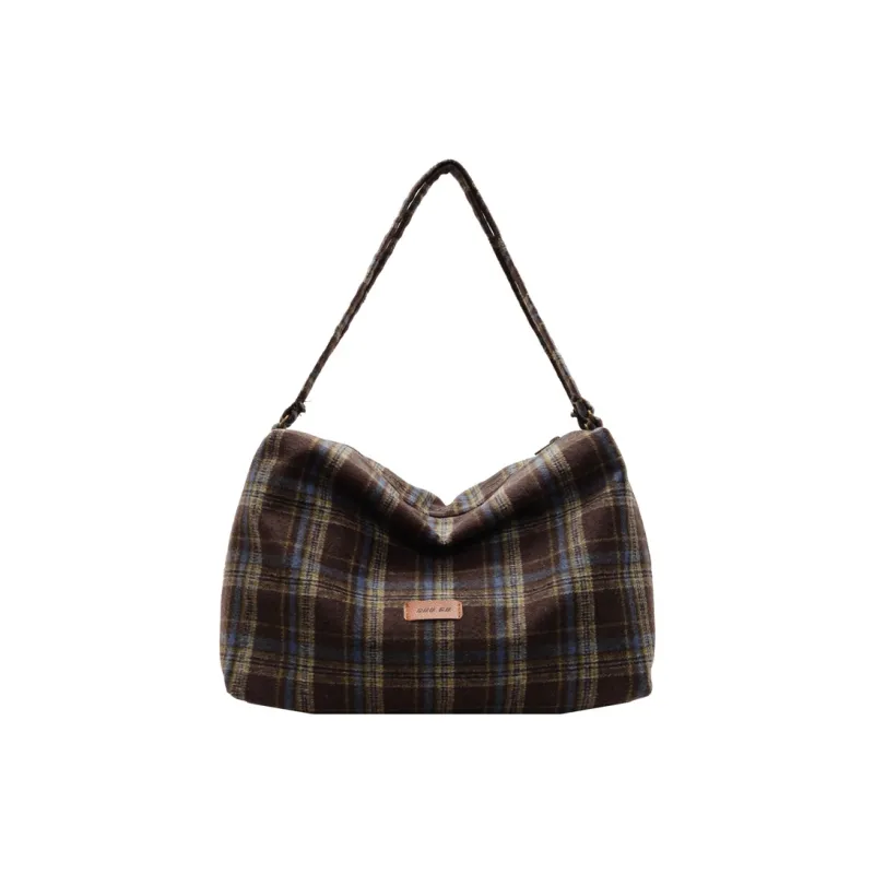Yalu Canvas Canvas Bag Shoulder Bags Women's Black/Red/Coffee-9
