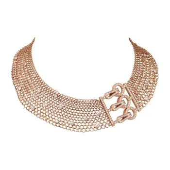 CARTIER 18K Rose Gold Necklaces Women's Rose Gold