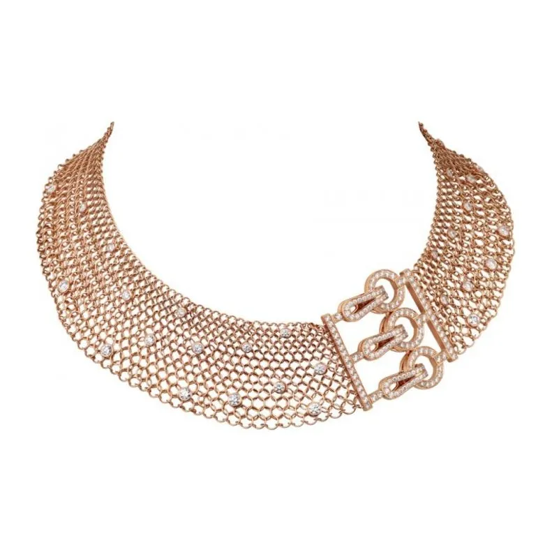 CARTIER 18K Rose Gold Necklaces Women's Rose Gold-0