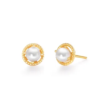 ME LUXE Freshwater Pearl Stud Earrings A Pair For Instagram Style Fashion Everyday Romantic French Elegant Women's
