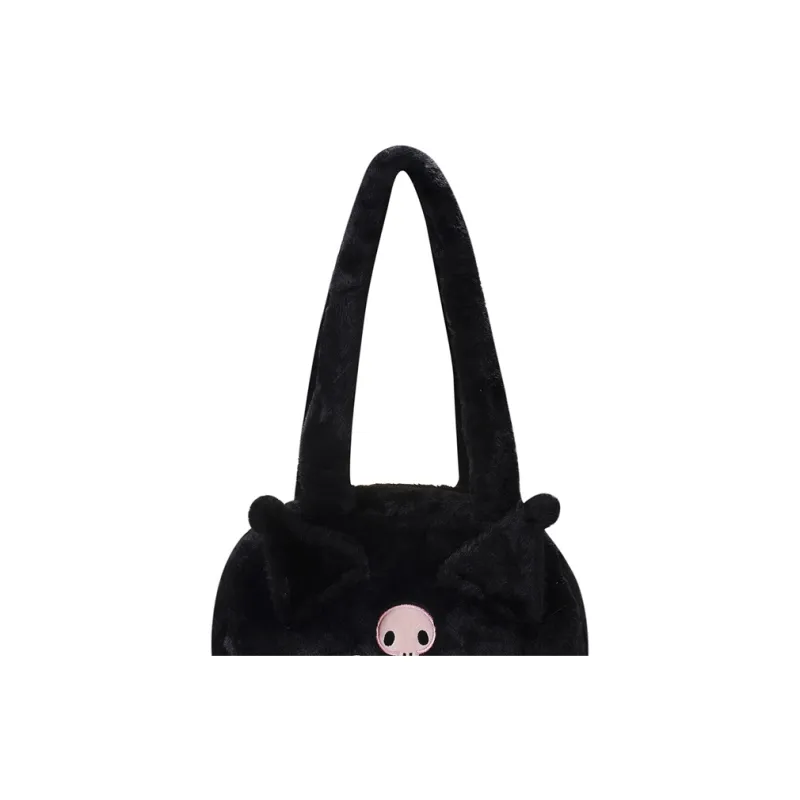 Sanrio Kulomi Polyester Shoulder Bag Regular Women's Black-4