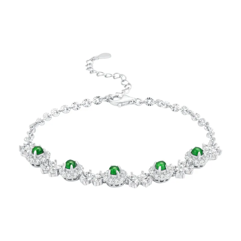 BEIJINGHUANGJIN Ice Glutinous Jadeite Bracelets Women's-0