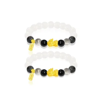 Cuz Strange Intention White Jade Bodhi Bracelets Unisex