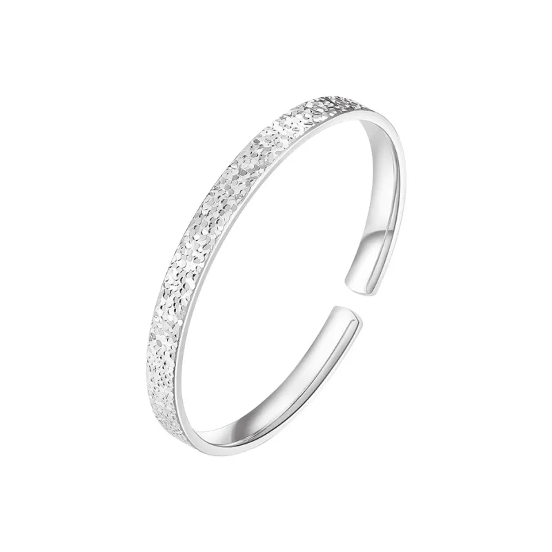 ZHONGLING 999 Fine Silver Sterling Silver Bracelets Women's Gold, Silver-0