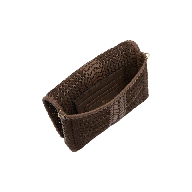 Anya Hindmarch Suede Crossbody Bag, Shoulder Bag Women's Truffle-3