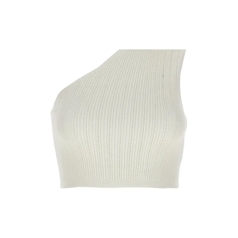 BALMAIN Tank Tops Women's Beige-2