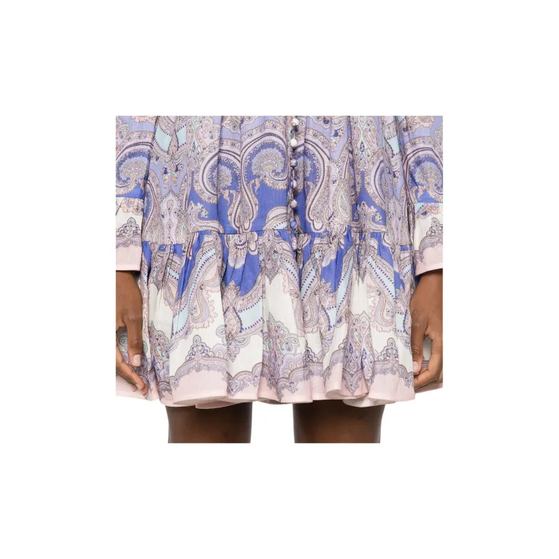 Zimmermann Maxine Long Sleeved Mini Dress-4