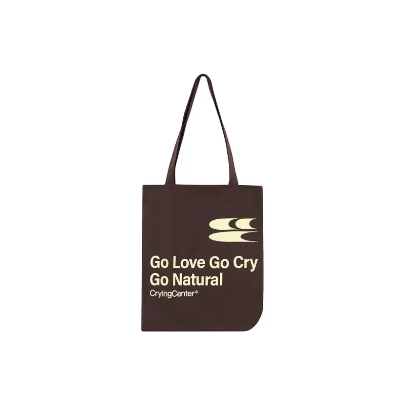 Crying Center Fabric Shoulder Bag Regular Unisex Multicolor-24