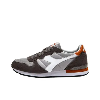 Diadora Camaro Anti-Slip Wear-Resistant Low-Top Casual Running Shoes Unisex Gray White