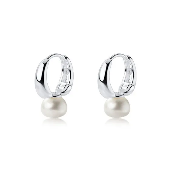 KwOnline S925 Silver Beads Earrings Women's-0