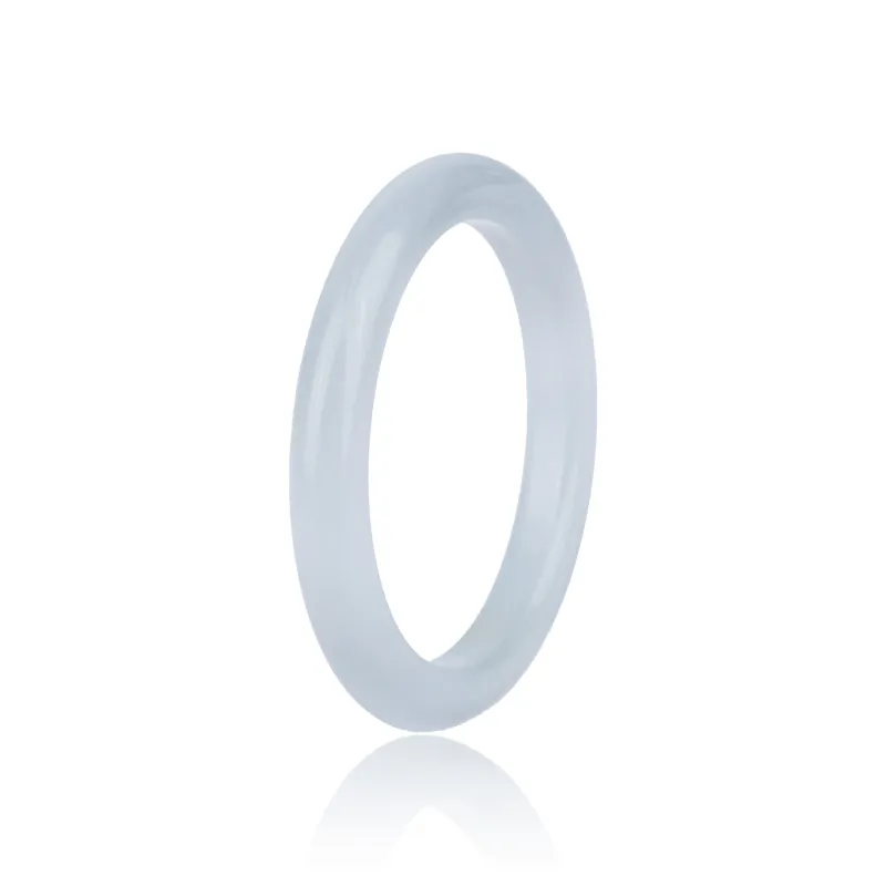 QIXIANG Glass Cat Eye Jade Bangles Women's-0