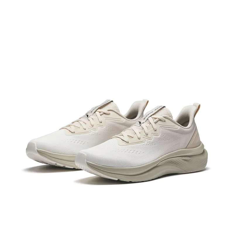 Anta Anti-Slip And Wear-Resistant Breathable Low-Top Casual Running Shoes Men's Beige-3