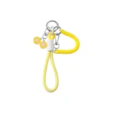 Yellow Imitation Corn Telephone Cables Keychain