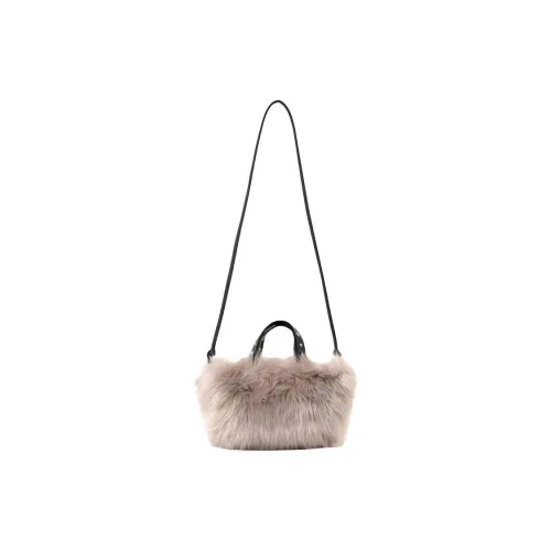 Beams Acrylic Satchel Bag Portable Crossbody Bag Shoulder Bag Mini Women's Gray/Charcoal