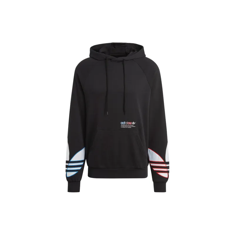 Adidas Originals Clover Series Sweatshirt Set Men's Black-2