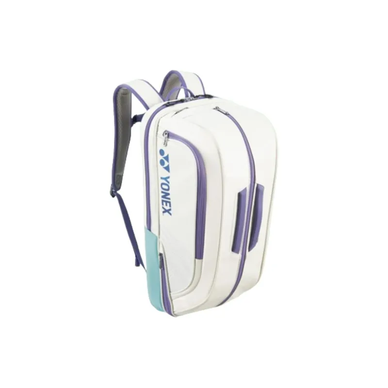 YONEX Badminton Racket Bags Sporty Style Backpack White Pearl Blue Unisex-1