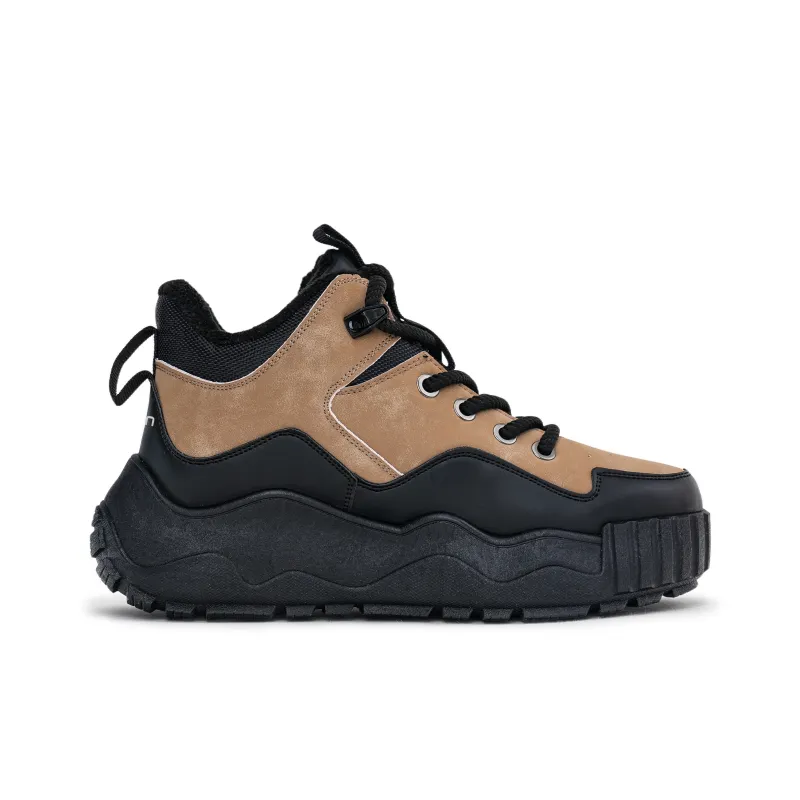 Humanism 1986 Abrasion Resistant Height Increasing Thermal Mid Top Casual Shoes Men's-5