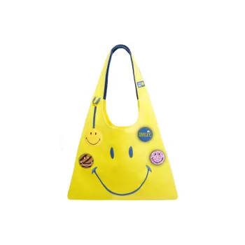 Lee Smiley® Collaboration Fabric Shoulder Bag Regular Unisex Yellow