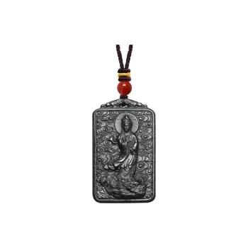 MARY WINDSOR Dragon Head Guanyin High End Luxury Brand Sub Hetian Jade Guanyin Pendant Green Jade Unisex