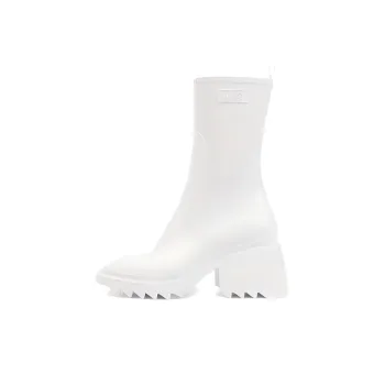 Chloe Betty Ankle Boots 5cm Women's White