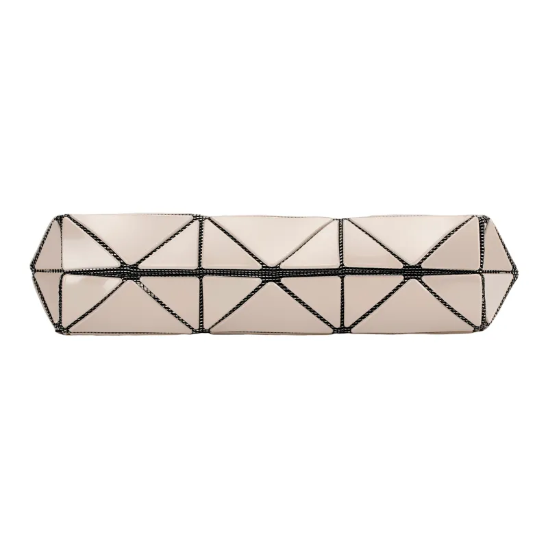 ISSEY MIYAKE CARAT Polyvinyl Chloride Resin Handbag Women's Ivory White-4