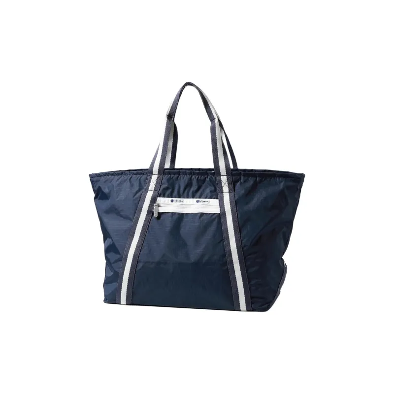 LeSportsac Nylon Tote Bag Shopping Bag Handbag Shoulder Bag Unisex Marine Blue-0