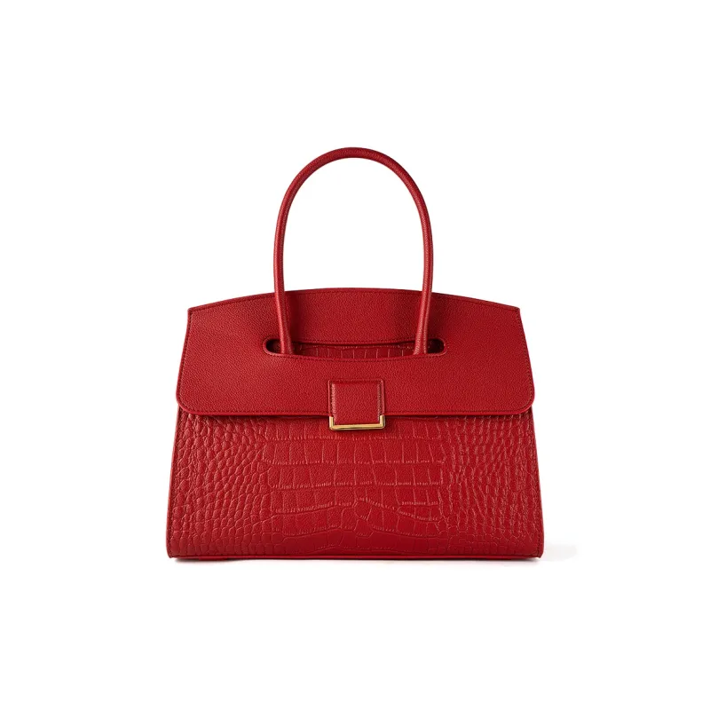 Vigno Synthetic Leather Shoulder Bag, Crossbody Bag, Handbag Regular Women's Red/Khaki/Black-0
