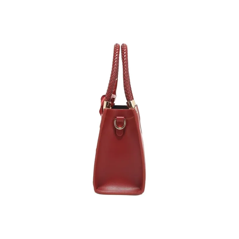 PAYOT Microfiber Synthetic Leather Wedding Bag, One Shoulder Handbag Regular Women's Red/Khaki/Black-2