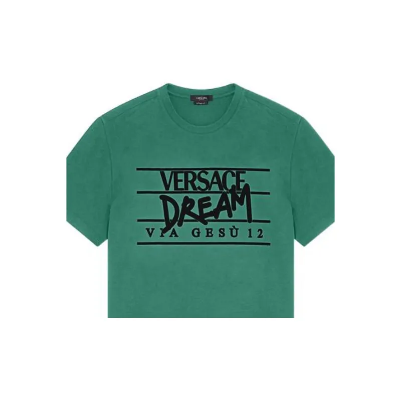 VERSACE SS22 T Shirt Men's Green-5