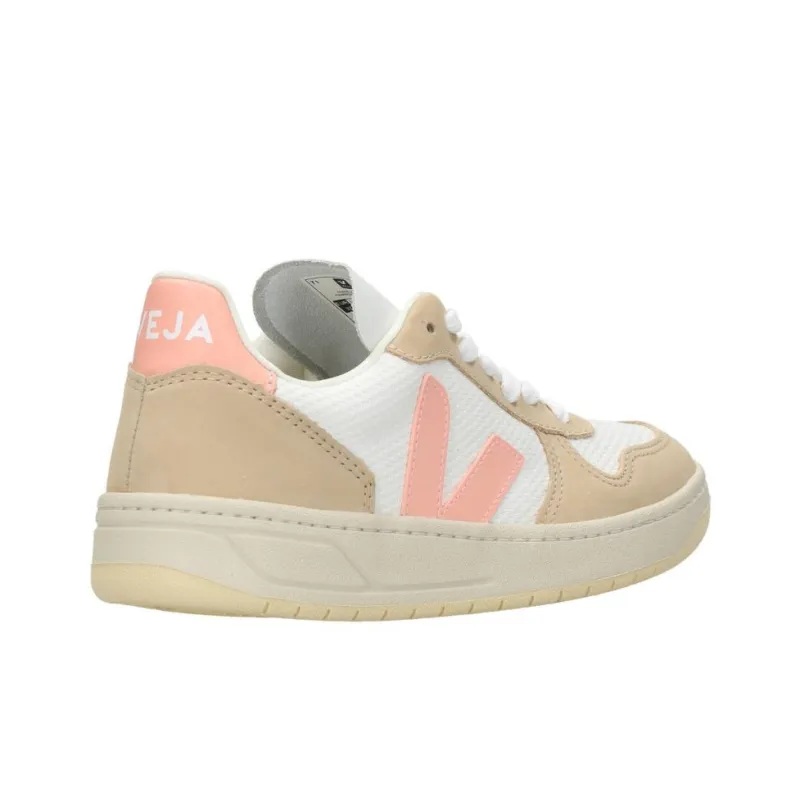 VEJA V-10 Low-Top Skateboard Shoes Women's Ecru-4