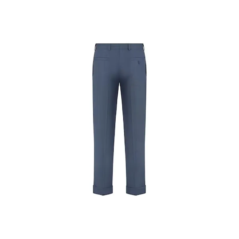 DIOR Suit Trouser Men's Blue Gray-1
