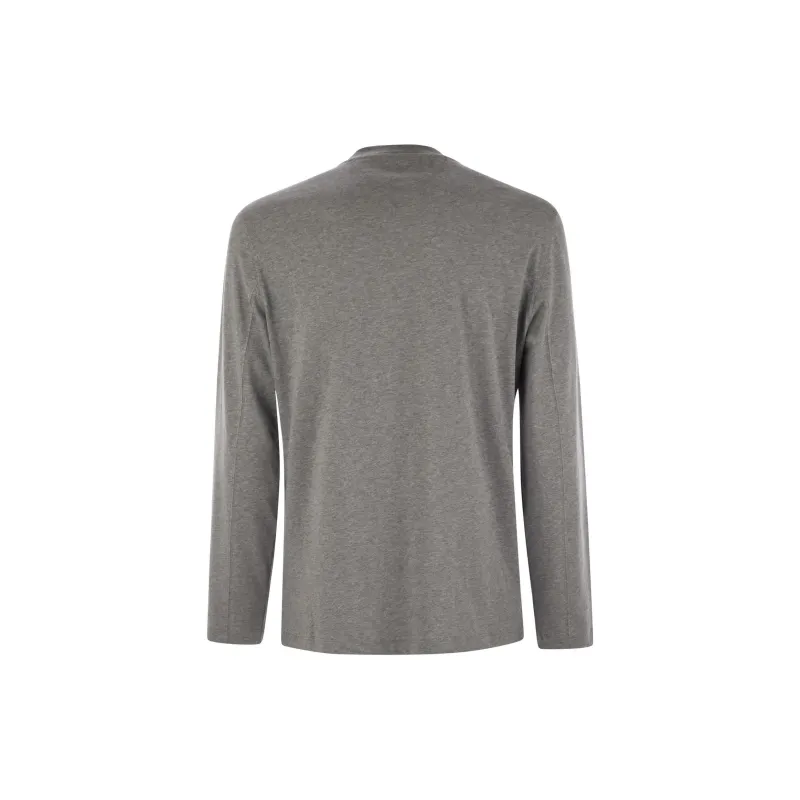 Brunello Cucinelli Long Sleeved Crewneck T Shirt-1