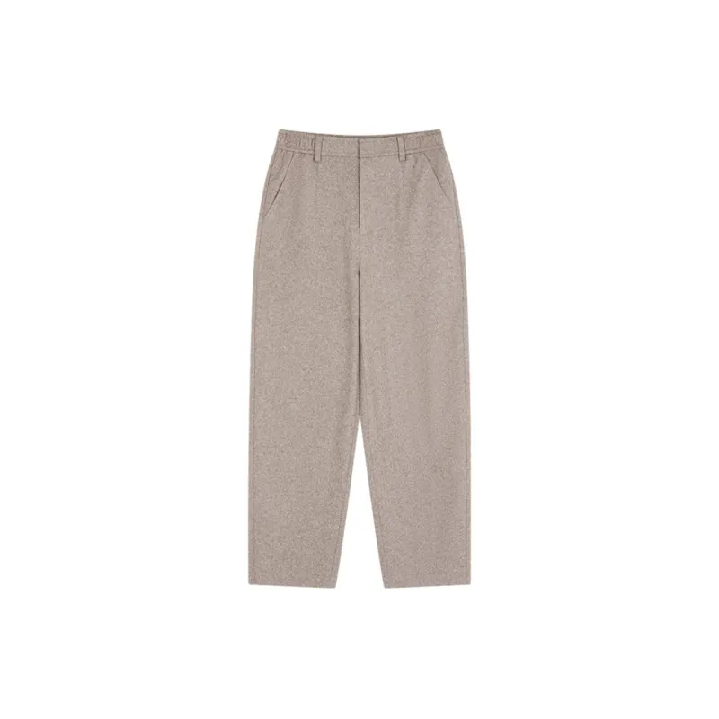 IHIMI Casual Pants Women's Floral Coffee-2