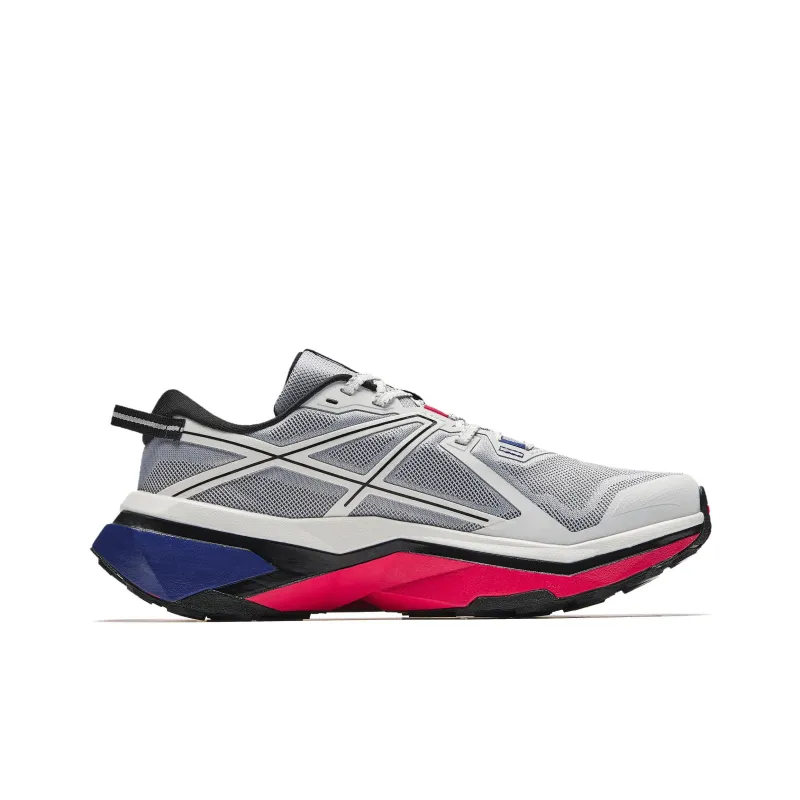 Anta Hunter Fury 2 Anti-Slip Wear-Resistant Breathable Lightweight Low-Top Casual Running Shoes Men's White Gray-1