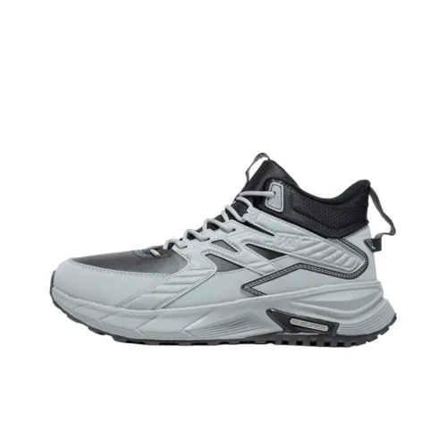 361° Slip Resistant Warm High Top Casual Shoes Men's Black Gray Color