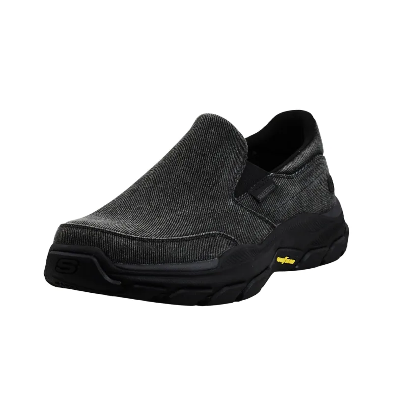 Skechers Respected Anti-Slip Wear-Resistant Low-Top Casual Shoes Men's Black-2