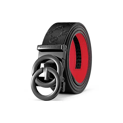 FAIRWHALE Top Grain Cow Leather Belts Men's Width 3.5CM