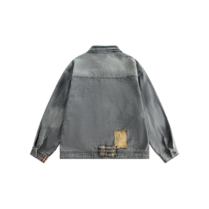 ALang Studio Denim Jacket Unisex Rusty Blue-1