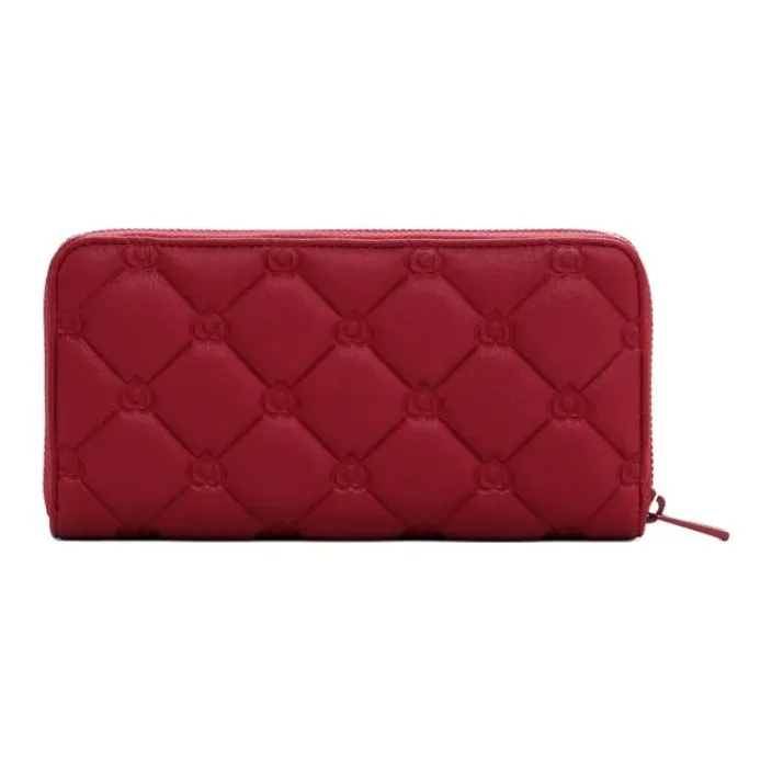 Desigual Polyurethane Wallet Medium Size Women's Red-2