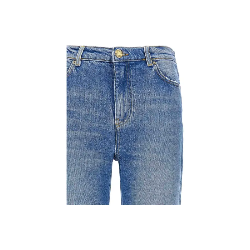 PINKO Roxanne Logo Patch Jeans-5