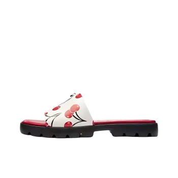 COACH Slide Slippers Women's Red