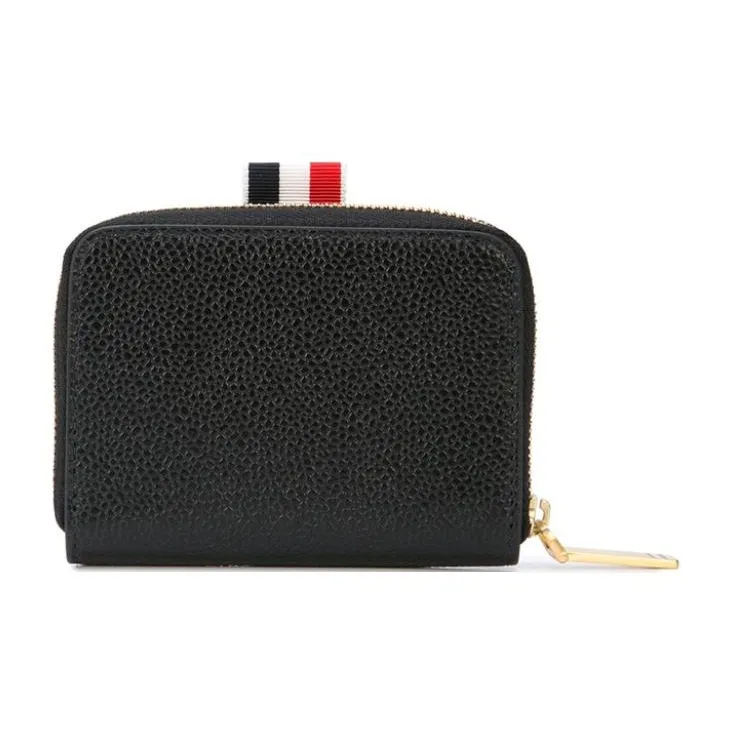 THOM BROWNE Logo Zip Around Wallet-1