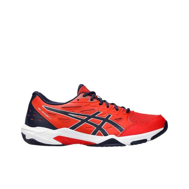 Asics Gel Rocket 11 Fiery Red Peacoat-1
