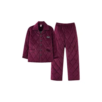 Jovini Pajama Set Men's Deep Red