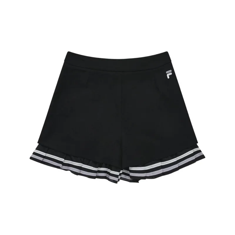 FILA FUSION Casual Short Skirts Women's Black-1