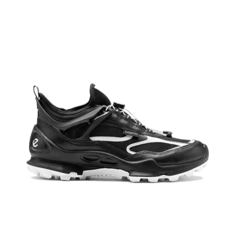 Ecco Striding C Waterproof And Breathable Rebound Low-Top Running Shoes Men's Black-2