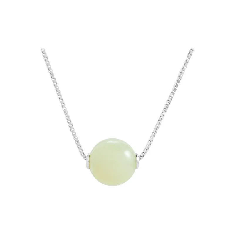 Royal Heaven's Choice Hetian Jade Necklaces Pale Greenish White Jade Unisex-3